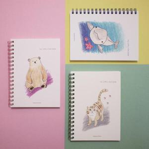 아트박스/안녕오늘 허쉬드브라운 A6 끄적끄적 미니북