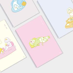 아트박스/아이비스 1000 슬림원링노트(오늘의힐링)