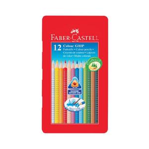 아트박스/파버카스텔 파버카스텔 그립 색연필 12색 틴케이스