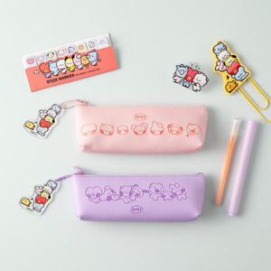 아트박스/금홍팬시 BT21 키링 삼각파우치 필통 케이스