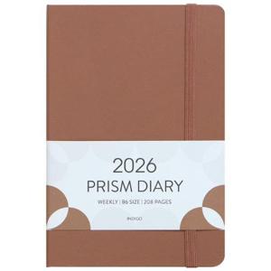 [인디고] 2026 프리즘 B6 위클리 다이어리 (날짜형, 32절, 주간) - 모카무스