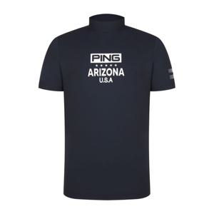 [핑골프]남성 로고 반목 반팔 티셔츠 (111E2TR412_NA)