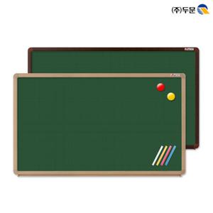 자석분필칠판 90x60 알루미늄무늬목/자석칠판/자석보드/학교칠판/녹색칠판