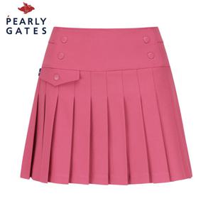 [파리게이츠] 파리게이츠 여성 더블 버튼 플리츠 큐롯 스커트 521E3PC102_PK