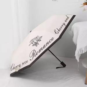 우양산 블랙앤화이트 여성 고급 자동 디자인 우산