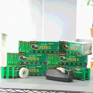 3M 매직테이프 보너스팩(C-40+리필3개) SM-3Deal+C-40 사무용품 테이프 컷터류 매직테이프 3m