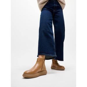 [핏플랍][삼성물산공식]여성 레더 집업 앵클부츠_데저트 탄 (FT59K2B10B)