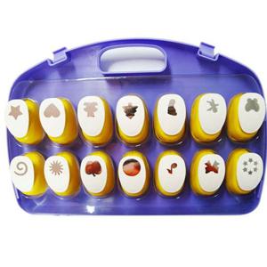 모양펀치대형세트 - 14종 기본(R-25 14종) 모양펀치 미니펀칭기 펀치 별펀치 원펀치 꾸미기펀칭기