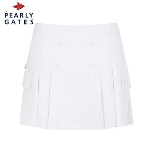 [파리게이츠] 파리게이츠 여성 더블 버튼 백 밴딩 큐롯 스커트 521E3PC202_WH