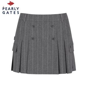 [파리게이츠] 파리게이츠 여성 더블 버튼 백 밴딩 큐롯 스커트 521E3PC202_GY