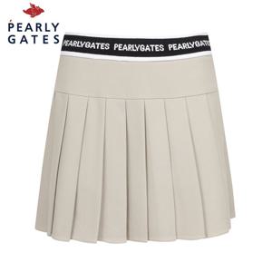 [파리게이츠] 파리게이츠 여성 로고 니트 밴딩 플리츠 큐롯 스커트 521E3PC205_BG