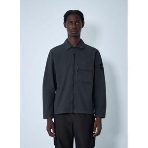 25 FW 스톤아일랜드 남성 로고 패치 셔츠  sto0162007gry