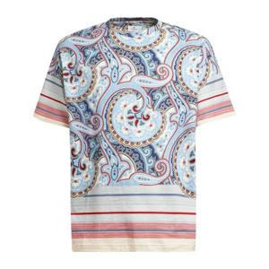 에트로 페이즐리 크루넥 코튼 티셔츠 MRMA0022AJ277 X0880