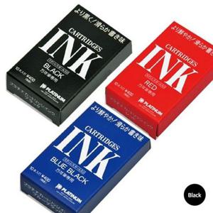 플래티넘 뉴 프레피 만년필 카트리지(흑색/10개입/0.3mm)