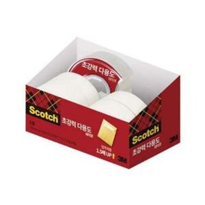 3M 스카치 강력 다용도테이프 세트 SH1825D+SH1825R/리필4롤+본체1 (1개)