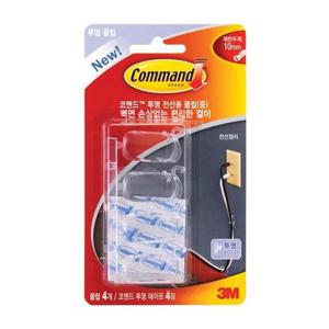 3M 코맨드투명전선용클립(중/17301)