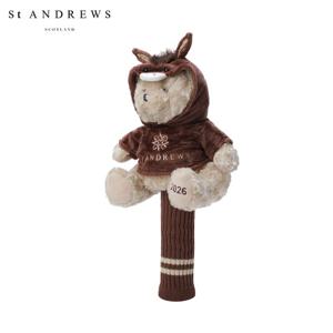 [세인트앤드류스] 공용 홀스 후드 테디베어 드라이버 커버 831E3CVA01_BR