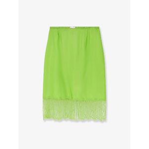 GUCCI Viscose skirt with floral lace 846202