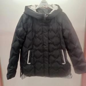 Destijl HC06 엉덩이덮는길이 이중컬러 옆트임 훅집업 덕 패딩 후드 점퍼 D2543jp03B