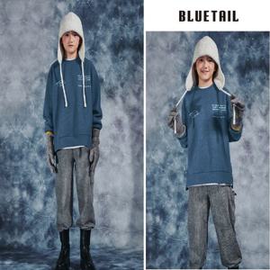 [블루테일]AZI3TS01BU 블루 사이드 트임 맨투맨