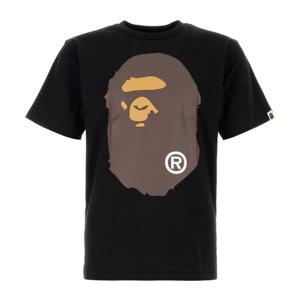 베이프 그래픽 코튼 크루넥 반팔 티셔츠 1K80110002 BLACK