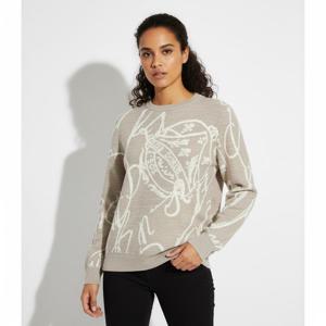 벨루티 플러피베이지 자이언트 스크리토 크루넥 알파카 니트 R27KRL227001 A10