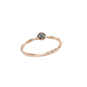 로이드 블루 러프다이아 14K 반지 LRF19009D