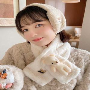 뽀글이 겨울 귀마개 곰돌이 양털귀마개 방한 귀돌이