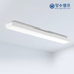 장수 LED장식트윈등 30W 고급형 주광색 사각트윈등 LED등기구 LED일자등