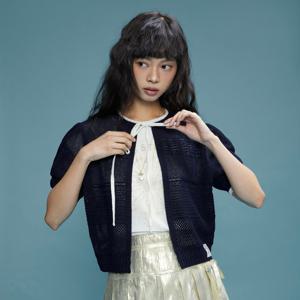 [듀엘]듀엘리안 시스루 스트랩 가디건 (D252KSL270)