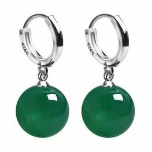 마노 원석 EA 귀고리 귀걸이 똑딱이 천연 S925 비취