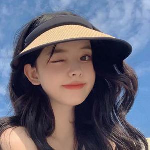 여성 여름철 나들이 패션 바캉스 라탄 햇빛 차단 썬캡