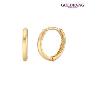 골드팡 14k 미니심플 링귀걸이 [중]