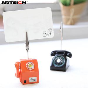 아트사인 메모클립 공중전화 8121