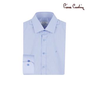 [피에르가르뎅] 블루 스트레치 슬림핏 셔츠 PJDS3808