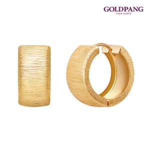 골드팡 14k 러프샤인 링귀걸이