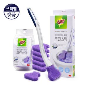 3M 스카치브라이트 베이킹소다 크린스틱(핸들1리필7)