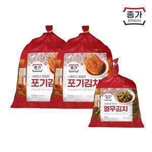 종가 중부식 포기김치 10.4kg + 열무김치 400g