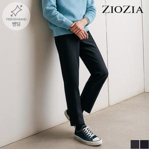 [지오지아] 트윌조직 하프밴딩 캐주얼 팬츠 (AAC4PP1601)