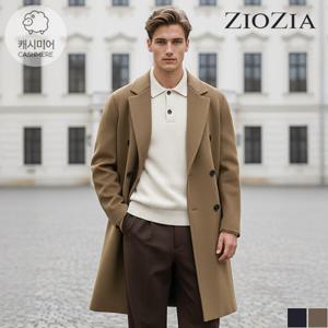 [지오지아] 캐시미어 세미오버 더블코트 (AAC4CB1103)