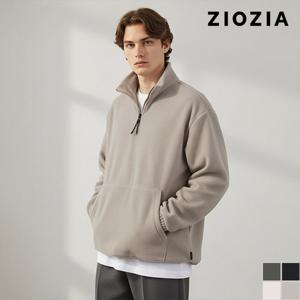 [지오지아] 남녀공용 하프 집업 플리스 티셔츠 (ABC4TR3603)