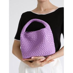 [카멜브라운]썸머 원핸들 위빙 토트백