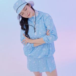 [레노마골프] 여성 프린트 후드 아노락 RWJUL6303-905