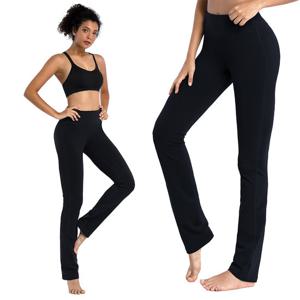 [버블라임] 코튼나일론 기본 일자 팬츠 레깅스 요가복_A06 블랙