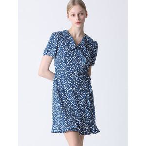 [리스트]키치 플라워 프릴 랩 원피스