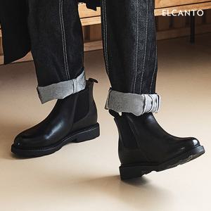 엘칸토 인텐스 남성 미니멀 첼시 부츠 2.5cm LCMA18I34V