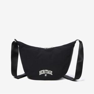[FILA] TAG가59,000원 헤리티지 호보 크로스백(FS3BCF6337F_BLK)