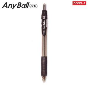 동아 애니볼 501 유성볼펜 1.0mm (12자루) 1다스 (블랙)