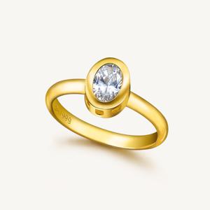 수앤진골드 브릴리언트 오벌 반지 24K 순금 3.75g