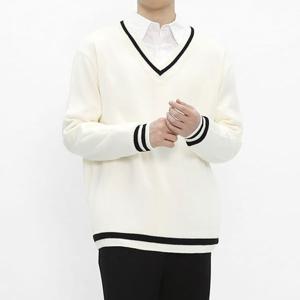 [빌리버스] 남자 니트 BTS081 브이넥 긴팔 티셔츠